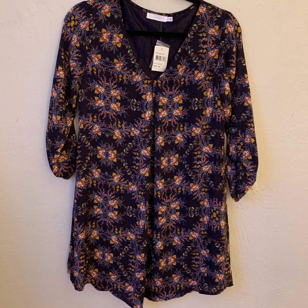 NWT Lush Mini Floral Dress/ Tunic